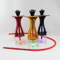 Bar appliances cloud mini hookah acryl square water vase led shisha